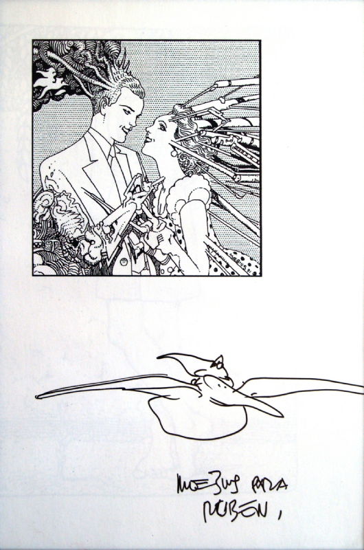 MOEBIUS sketch Fusions, in Rubén Eclecticman's MOEBIUS Comic Art